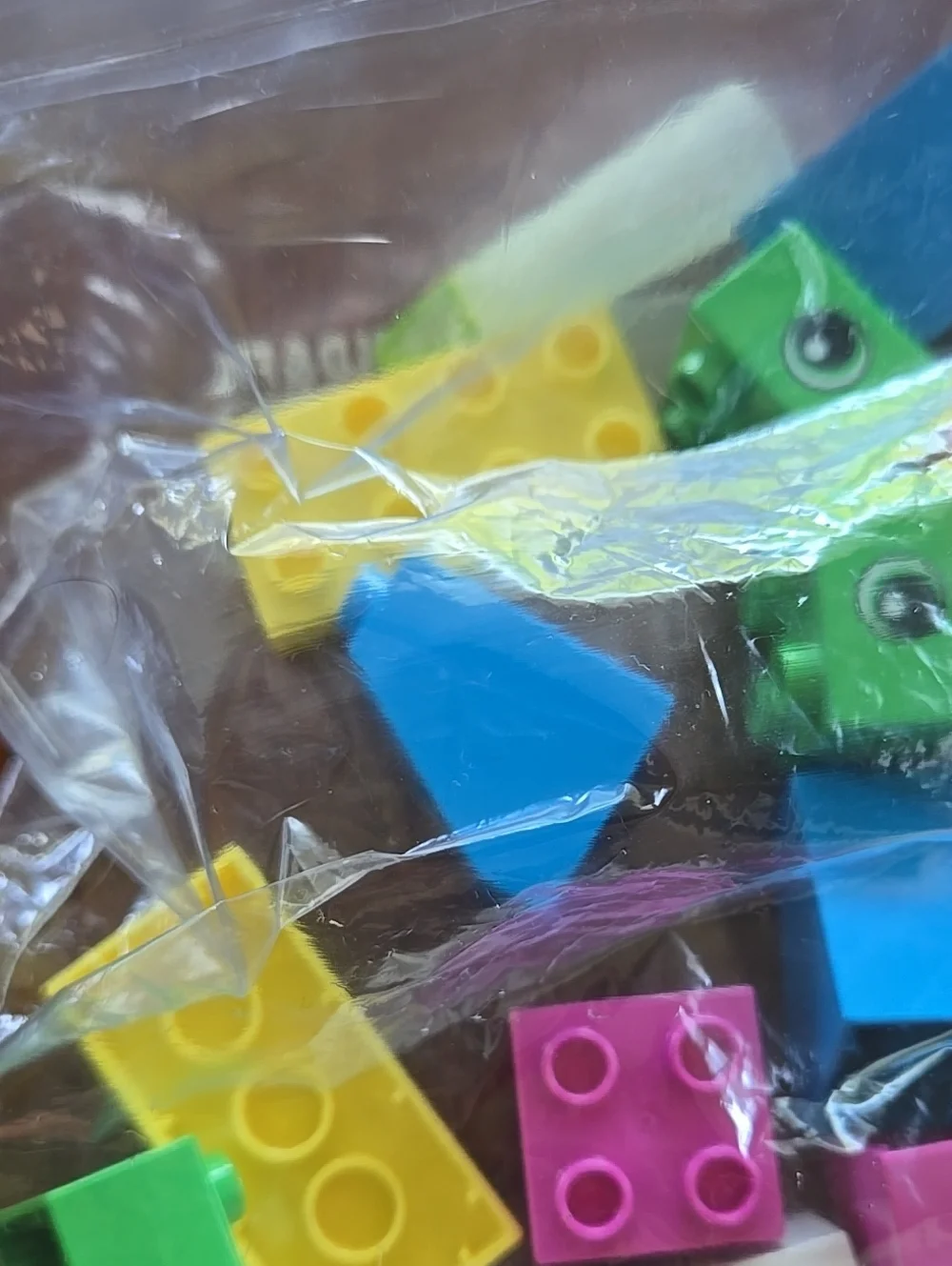 Building Blocks Kids Set Blue Green, Yellow, Pink, Orange Lego Duplo Mix